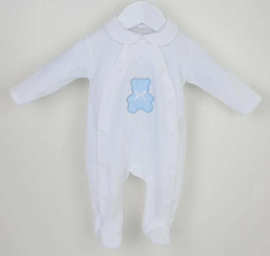 Polka Dot Teddy Sleepsuit